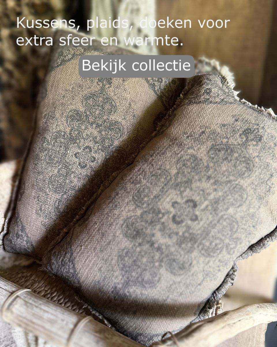 Kussens, plaids, doeken voor extra sfeer en warmte