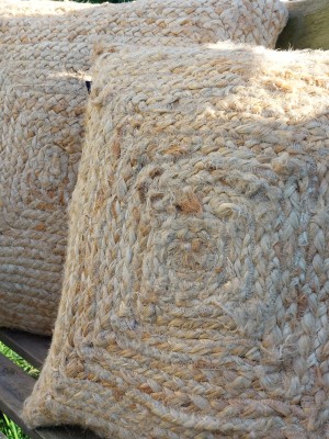 Jute kussen