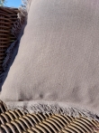Silt Kussen Amsterdam fringes Light stone
