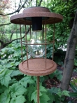 Roestige tuinsteker solar