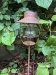Roestige tuinsteker solar