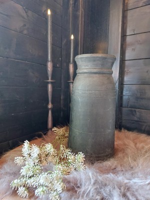 Houten kruik zwart