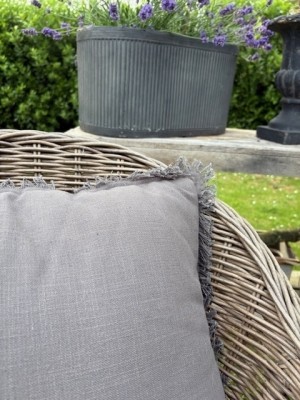 Silt Kussen Amsterdam fringes smoke pearl