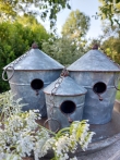 Zinken vogelhuisje XL