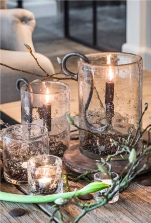 Windlicht Metal chips 7/7