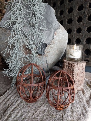 Set roestige paaseieren 