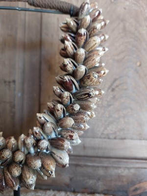 Schelpenketting bruin