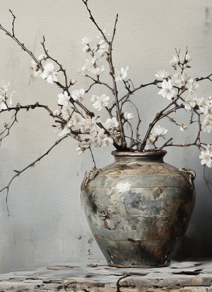 Tuinposter Antieke pot