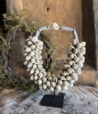 Schelpenketting grijs