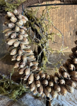 Schelpenketting bruin