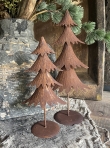 Roestige metalen kerstboom 